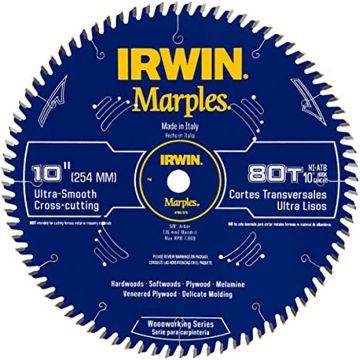 Picture of Blade, Circular Saw, Ultra-Smooth, Carbide 10"x5/8"x80T, Thin Kerf