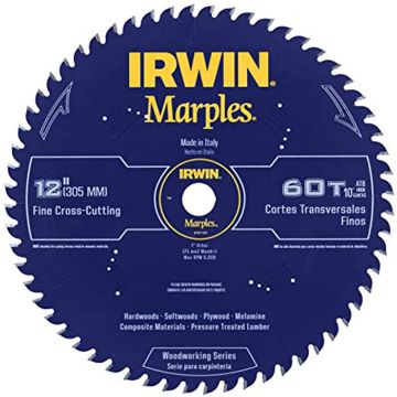 Picture of Blade, Circular Saw, Crosscutting, Carbide 12"x1"x60T, Thin Kerf