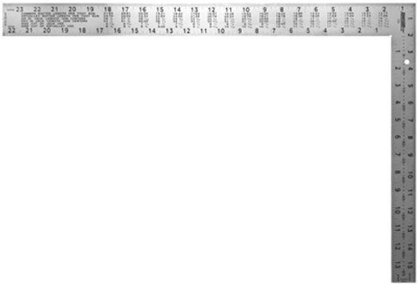 Picture of Square, Rafter, Easy-Read 24"x2"Body, 16-x1-1/2"Tongue