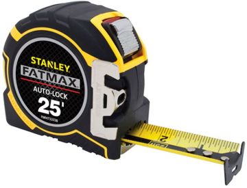 Picture of Tape Rule, Auto-Lock, Rubber Grip 1-1/4"x25'