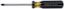 Picture of Screwdriver, PhillipsTip, 100+,BlackOxideTip 6" Blade, 11" OAL, #3 Tip
