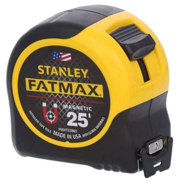 Picture of Tape Rule, Auto-Lock, Rubber Grip, Magnetic Hook 1-1/4"x25'