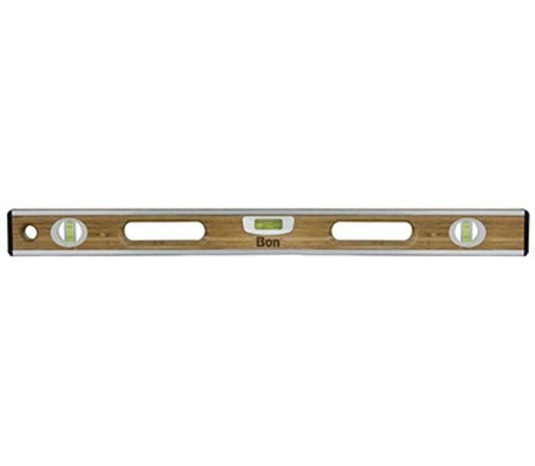 Picture of Level, Bamboo, Aluminum Bound 24”,3 Vials
