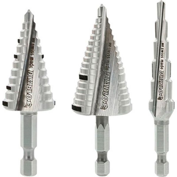 Picture of Drill Bit, Step, Impact, 3pc 