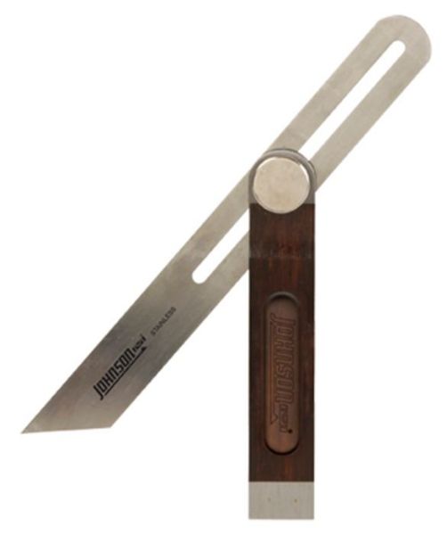 Picture of T-Bevel, Sliding, 10" Bamboo Handle, Brass Ends