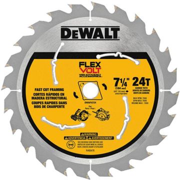 Picture of Blade, Circular Saw, f/Cordless Saws, Carbide 7-1/4"x5/8"x24T