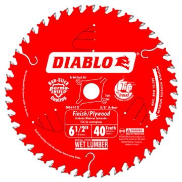 Picture of Blade, Circular Saw, Carbide, f/Cordless Saws 6-1/4"x5/8"x40T