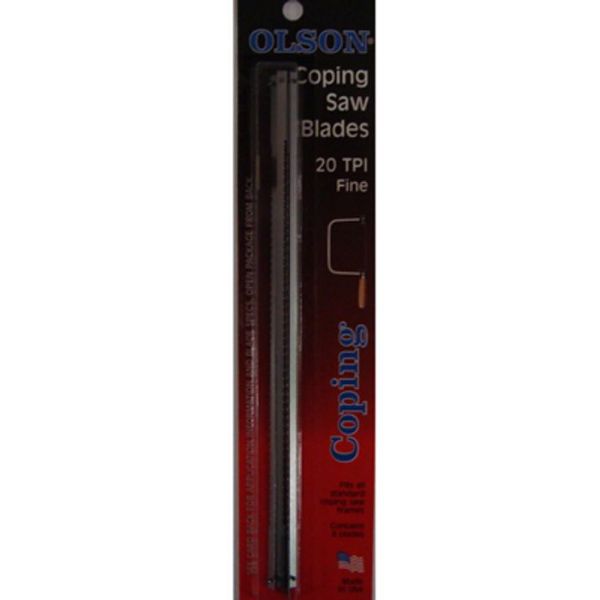 Picture of Blade, Coping Saw, Pin End 6-1/2"Lx.020x.125x20TPI