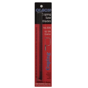 Picture of Blade, Coping Saw, Pin End 6-1/2"Lx.020x.125x10TPI