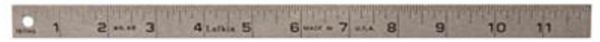 Picture of Rule, Shop, Steel 36"Lx1-1/4"W, 8th, 16th Grad