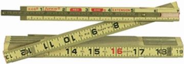 Picture of Rule, Folding, Hardwood, White, Heavy Duty 5/8"x6'