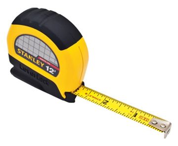 Picture of Tape Rule, Leverlock, Plastic Case 1/2"x12'