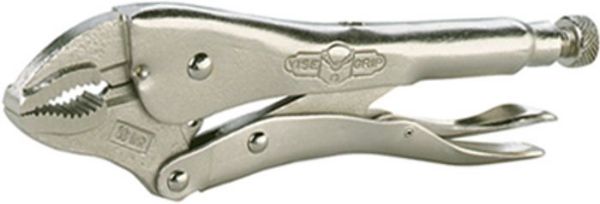 Picture of Pliers, Locking, Curved w/Cutter 4"L, 15/16" Jaw