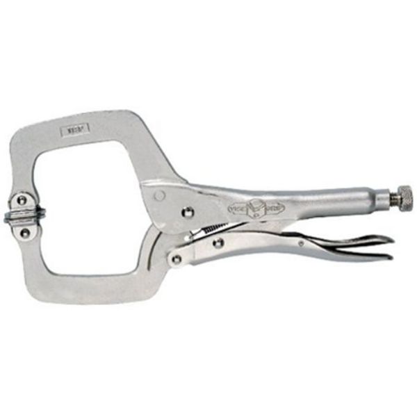 Picture of Clamp, C, Locking Plier, Swivel Pads 4" Jaw Open, 11"L, 2-5/8" Thro