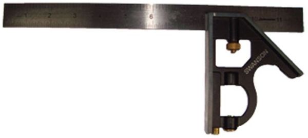 Picture of Square, Combination, Stainless Steel 12" Blade, 8th, 16th Graduatin