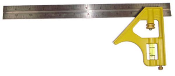 Picture of Square, Combination, Stainless Steel 16" Blade, 32nd Graduations