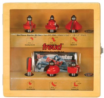 Picture of Router Bit, Carbide Tip, Starter, 6pc 1/2" Shank