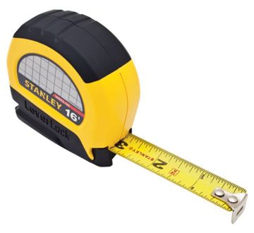 Picture of Tape Rule, Leverlock, Plastic Case 3/4"x16'