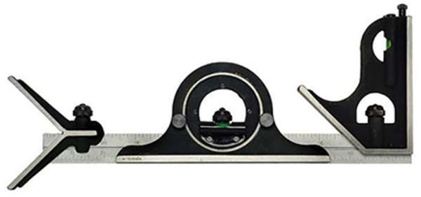 Picture of Square, Combination, w/Protractor Head 12"L, 4 Graduations