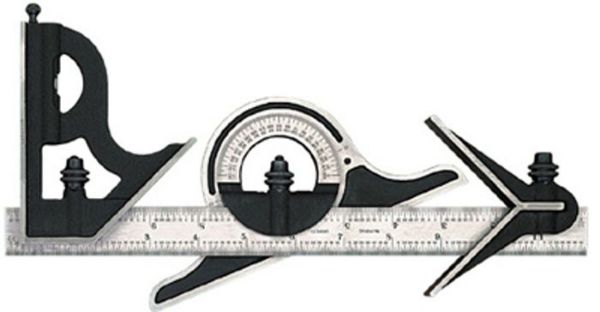 Picture of Square, Combination, w/Protractor Head 12"L, 4 Graduations