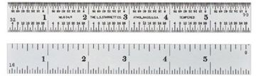 Picture of Rule, Steel 6"Lx3/4"W, 5 Graduations