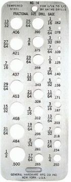Picture of Drill, Gauge f/1/16"-1/2" Drills