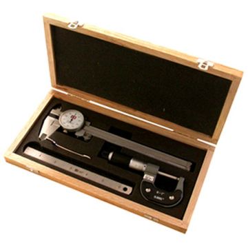 Picture of Micrometer, Caliper, Rule, 3pc Machinists