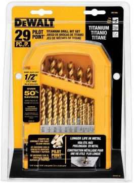 Picture of Drill Bit, Pilot Point, 29pc, w/Case 1/16"-1/2"