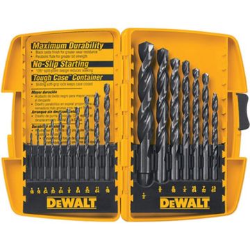 Picture of Drill Bit, Black Oxide, 17Pc, w/Index 1/16"-1/2"x16ths