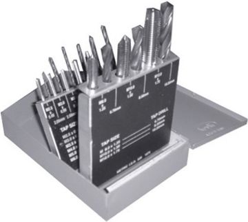 Picture of Tap & Drill, HSS, Metric, 18pc 