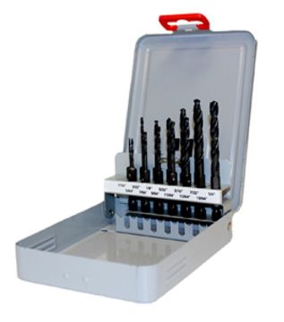 Picture of Drill Bit, 1/4", Hex End, 13pc 1/16"-1/4"