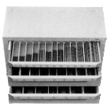 Picture of Drill Bit, Fractional, 185pc, w/Cabinet 1/16"-1/2"x64ths