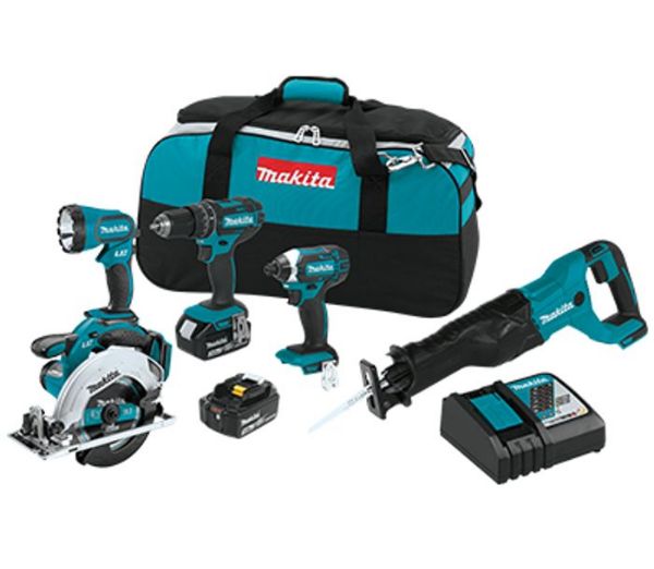 Picture of Tool Set, Cordless, Lithium-Ion 5pc 18V LXT