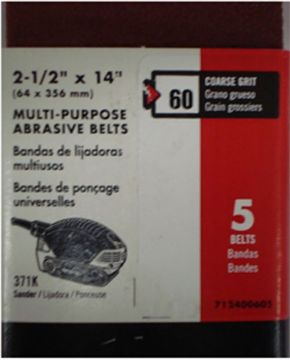 Picture of Belt, Abrasive 2-1/2"x14", 60 Grit