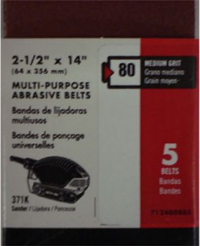 Picture of Belt, Abrasive 2-1/2"x14", 80 Grit