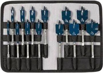 Picture of Drill Bit, Spade, 13pc, w/Pouch 