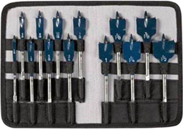 Picture of Drill Bit, Spade, 13pc, w/Pouch 