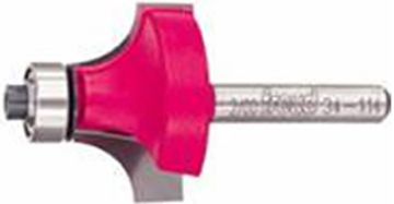 Picture of Router Bit, Carbide Tip, Round Over 3/4"D, 1/4"Shank, 1/8" Radius