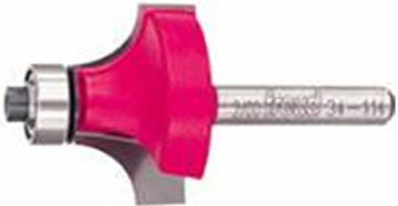 Picture of Router Bit, Carbide Tip, Round Over 1-1/2"D, 1/4"Shank, 2 Flute