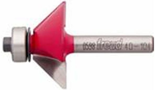 Picture of Router Bit, Carbide Tip, Chamfer 1-1/2"D, 1/4"Shank, 2 Flute