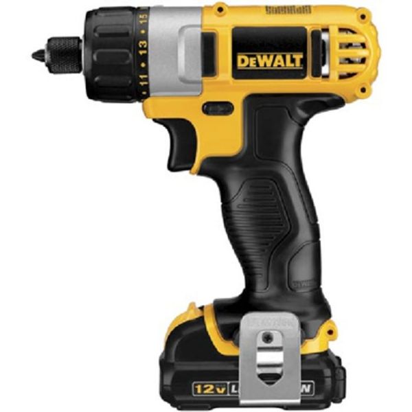 Picture of Screwdriver, Cordless, 1/4", 12V, Li-Ion, Compact 0-1050RPM