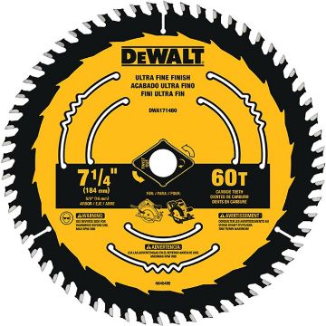 Picture of Blade, Circular Saw, Cut-Off, Carbide 7-1/4"x5/8"x60T