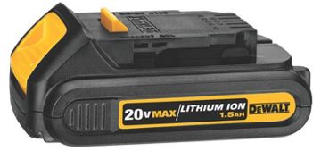 Picture of Battery, Replacement, Li-Ion, DeWalt 20V, 1.5Ah