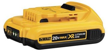 Picture of Battery, Replacement, Li-Ion, DeWalt 20V, 2.0Ah, High-Capacity