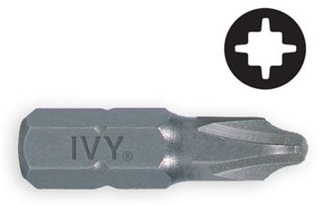 Picture of Bit, Power, Screwdriver, 1/4"Hex, Phillips-Sq Drv #2, 1" OAL