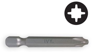 Picture of Bit, Power, Screwdriver, 1/4" Hex, Phillips-Sq Drv #2, 2" OAL