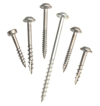 Picture of Pocket Hole Screw, Self Tapping, 500ct 1-1/4"x#7, Fine, Washer Head