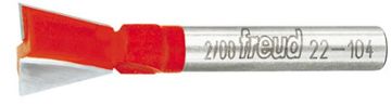 Picture of Router Bit, Carbide Tip, Dovetail 3/8"D, 1/4" Shank, 14°