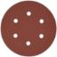 Picture of Disc, Abrasive, Hook & Loop 6", 6 Hole, 120 Grit