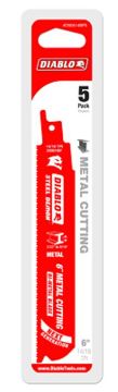 Picture of Blade, Reciprocating, Bi-Metal, Metal Cutting, pkg/5 6"Lx14/18TPIx1"W